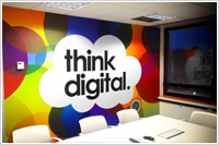 office wall graphics installation Southampton
